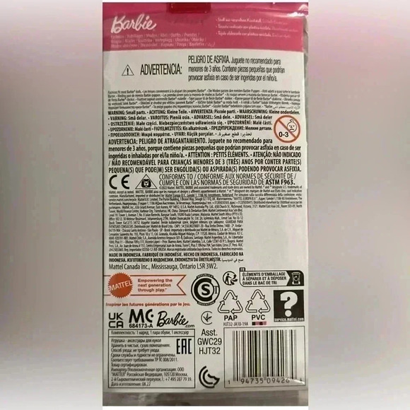 ❤️ BNWT Barbie Fashion Ballerina Outfit Leotard Tutu Pink Floral Ballet Slippers - Picture 2 of 2